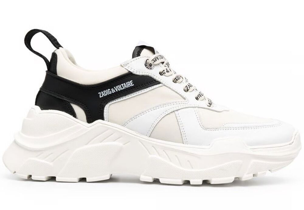 ZADIG&VOLTAIRE  Future Contrast Strap Sneakers, Sz 40 Us 9/9.5 $400